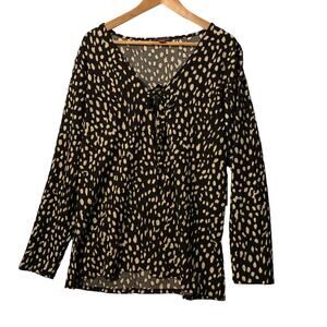 Vince Camuto open front cardigan with tie sz XL NWT